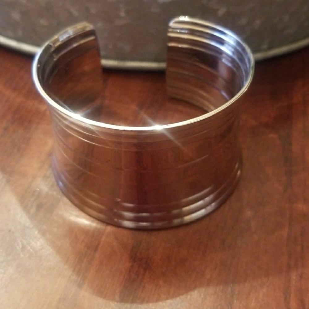 Lia Sophia Silver Cuff Bracelet